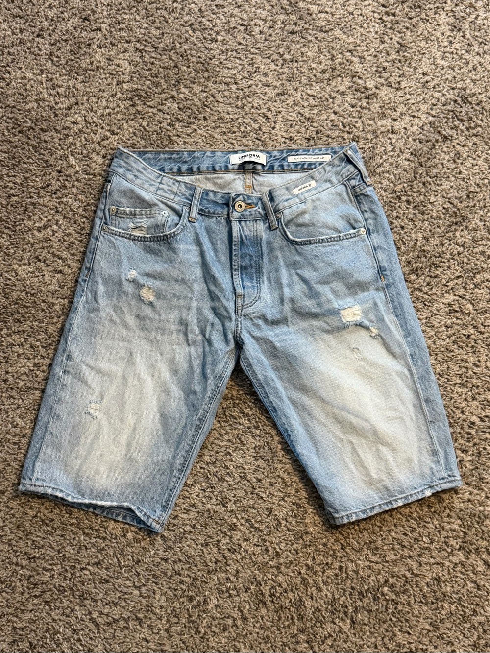 Discontinued Uniform Brand Italian Denim Jorts
